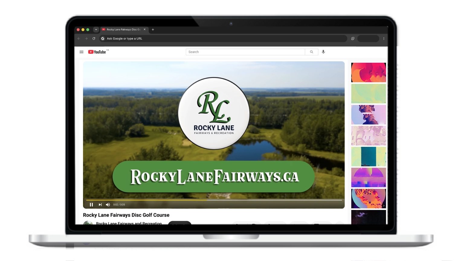 Rocky Lane Fairways & Recreation website redesigned by Zapseed Media for SEO and online advertising