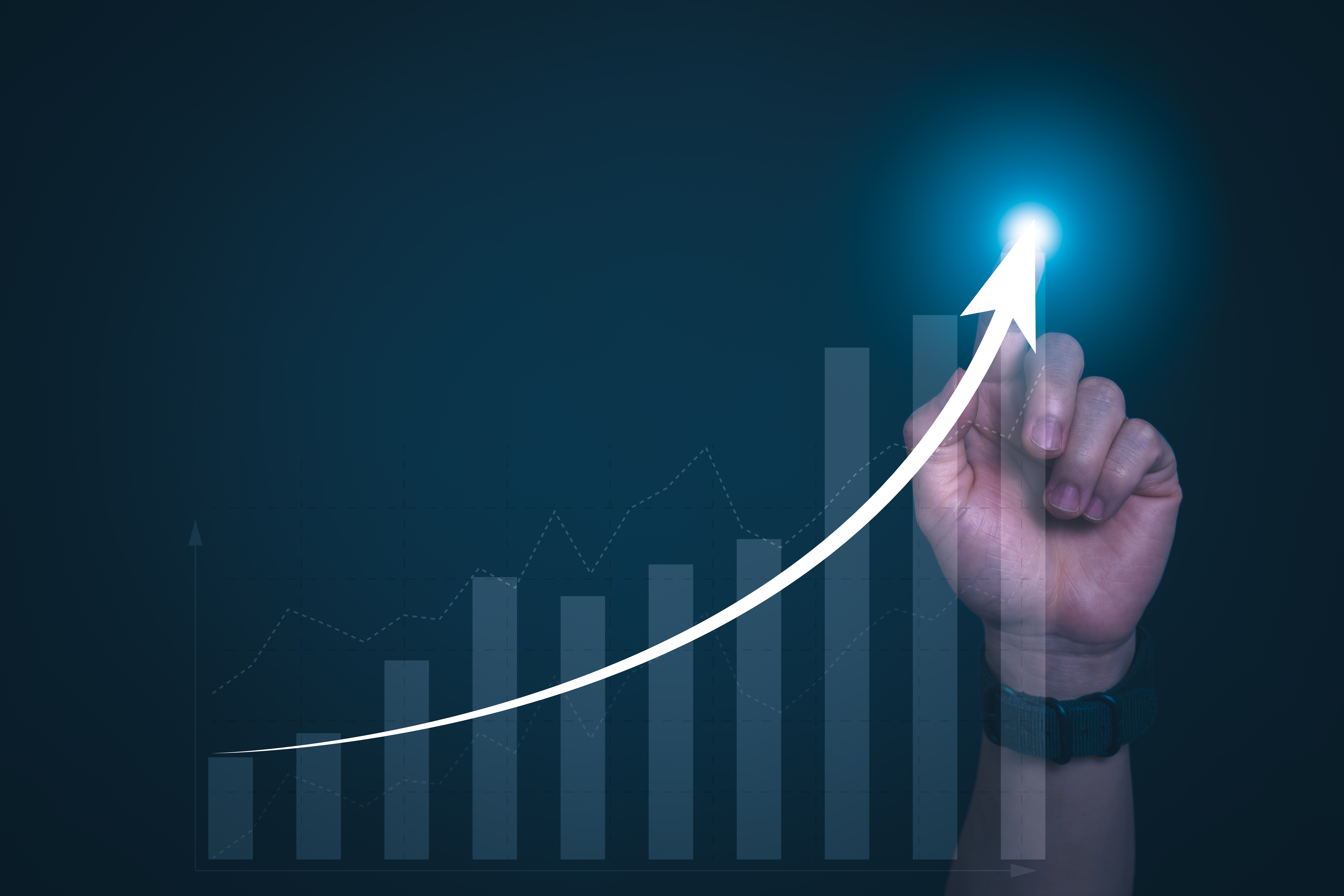 Business growth chart